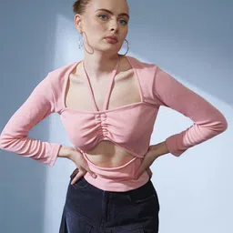 STREET 9 Sweetheart Neck Cut out Top-picture-13