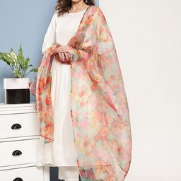 InWeave Boat Neck Kurta With Palazzo & Dupatta-picture-32