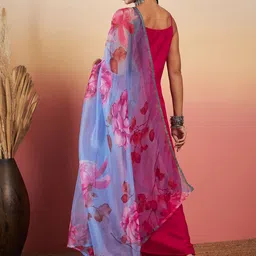 InWeave Regular Kurta With Palazzos & Dupatta image 3