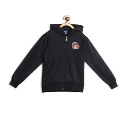 SWEET ANGEL Boys Black Hooded Sweatshirt-image-29