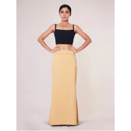I AM BY DOLLYJAIN Women Beige Lycra Solid D'Coat-image-68