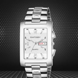 Gatsby Men Silver-Toned Analogue Watch GTG114-20