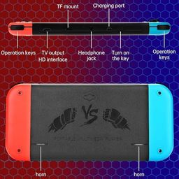 New World X80 Hand Video Games Console Handheld Game Player 7 Inch Full-Color Disply Built-in 20000+Games TV output 8 Emulator Support PS1 image 3