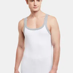 BODYX Round Neck Pure Cotton Innerwear Vests-image-88