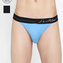 La Intimo Pack Of 2 Anti-Bacterial Thong Briefs LITH010B-picture-36