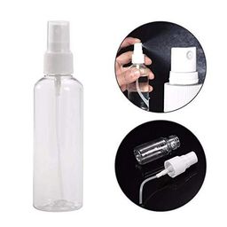vedini Plastic Transparent Empty Refillable Reusable Fine Mist Spray Bottle For Perfume, Travel With Diy Sticker Set And Funnel (100Ml, Pack Of 4) image 4