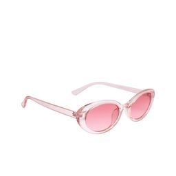 Peter Jones Eyewear Women Pink Lens & Pink Cateye Sunglasses 13026TPK-15