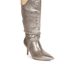 Saint G Women Leather Calf Length Slouchy Boots-image-64