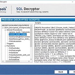 SysTools SQL Decryptor (Email Delivery-No CD) image 4