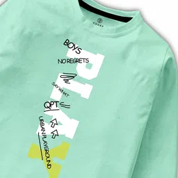 CODEZ Boys Typography Printed Cotton T-Shirt image 3