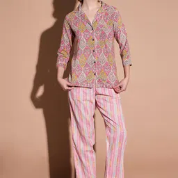 all about you Printed Pure Cotton Shirt With Trouser-picture-35