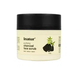 inatur Charcoal Face Scrub for Blackheads, Acne & Oily Skin with Neem & Basil, Sulphate-Free-picture-14