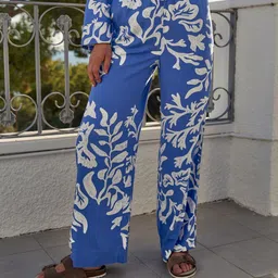 NEXT Women Floral Printed Trousers-image-66