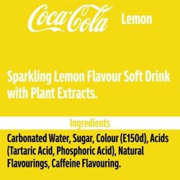 decadent foods Coca-Colas Lemon Flavoured Soft Drink, Hint Of Zesty Lemon 330ml Can, X Pack of 8 (From UK) image 4