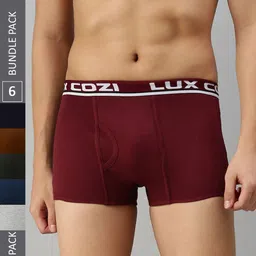Lux Cozi Men Pack Of 6 Assorted Trunks- COZI_BIGSHOT_SLP_ASST_6PC-33