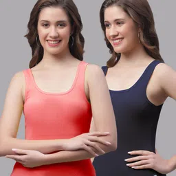 Friskers Pack Of 2 Cotton Tank Tops-47
