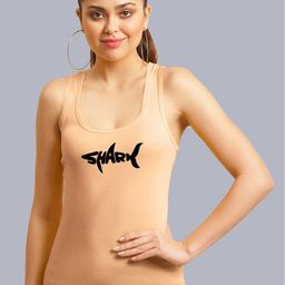 FBAR Graphic Printed Scoop Neck Shoulder Strap Cotton Tank Top-image-21