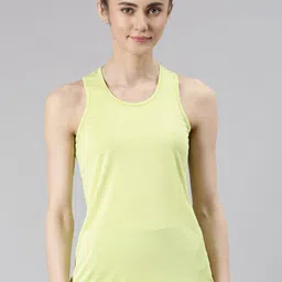 Enamor Regular Fit Sleeveless Dry Fit Antimicrobial Sports Tshirt-image-25