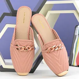 CLOG LONDON Textured Comfort Mules With Bows-59