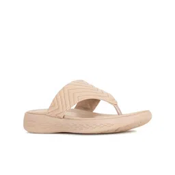 Bata Textured Open Toe Flats image 1