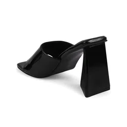 JM Looks Open Toe Block Heels image 4
