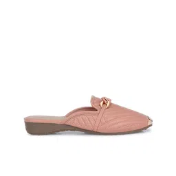 CLOG LONDON Textured Comfort Mules With Bows image 4