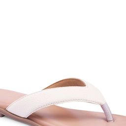 JM Looks Textured Open Toe T-Strap Flats image 5