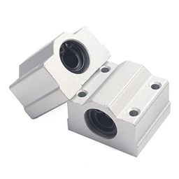 INVENTO 2pcs SC16UU 16mm Linear Bush Ball Block Bearing for CNC/Robotics/DIY Projects image 1