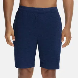 Jockey Men Navy Blue Running Sports Shorts with Antimicrobial Technology-image-0
