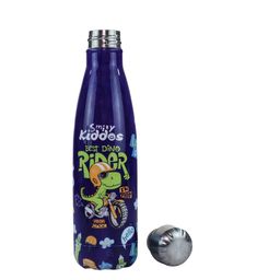 Smily Kiddos Violet Rider Dino Printed Stainless Steel Water Bottle 500 ml-19