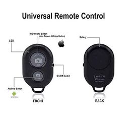 Sounce Shutter Remote Control with Bluetooth Wireless Technology - Create Amazing Photos and Videos Hands-Free - Works with Most Smartphones and Tablets (iOS and Android) (Black) image 3