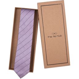 The Tie Hub Men Striped Pure Silk Broad Tie-21
