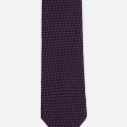 Van Heusen Men Purple & White Printed Broad Tie-image-93