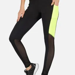 IMPERATIVE Women Black Solid Slim-Fit Ankle Length Training Tights-picture-33