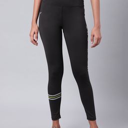Alcis Women Black Rapid Dry Solid Cropped Training Tights-image-31