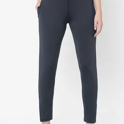 Sweet Dreams Women Navy Blue Solid Workout Tights-image-55