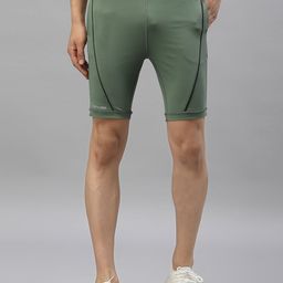 JUMP USA Men Green Solid Tights-image-34