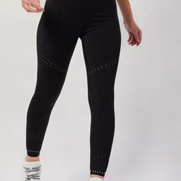SEEQ Women Black Solid Skinstinct Tights-picture-24