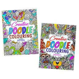 Dreamland Kids Creative Doodle Colouring Books - (2 Titles)-46