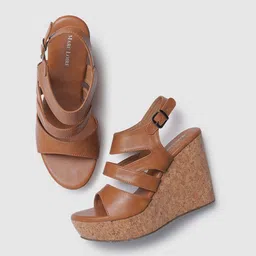 Marc Loire Open Toe Wedge Heels-12