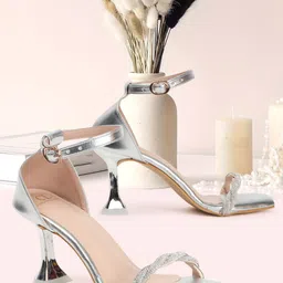 Carlton London Embellished Slim Heeled Sandals-34