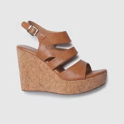 Marc Loire Open Toe Wedge Heels image 4