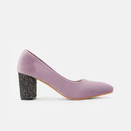 CORSICA Pointed Toe Embellished Party Block Pumps image 2