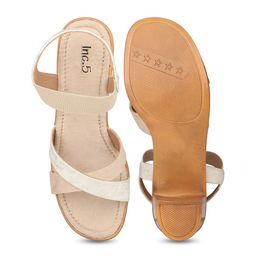 Inc 5 Textured Open Toe Block Heels image 5