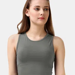 Soie Sleeveless Fitted Sports Crop Top-image-74