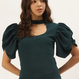 Zastraa Choker Neck Top-image-94