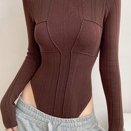 LULU & SKY Round Neck Bodysuit-picture-12