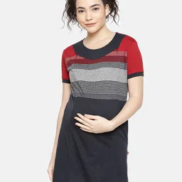 GOLDSTROMS Striped Longline Maternity Top-30