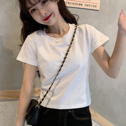 LULU & SKY Round Neck Short Sleeves Crop T-shirt-image-63