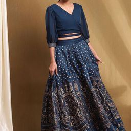 Biba Printed Top With Printed Skirt Co-Ords-image-23